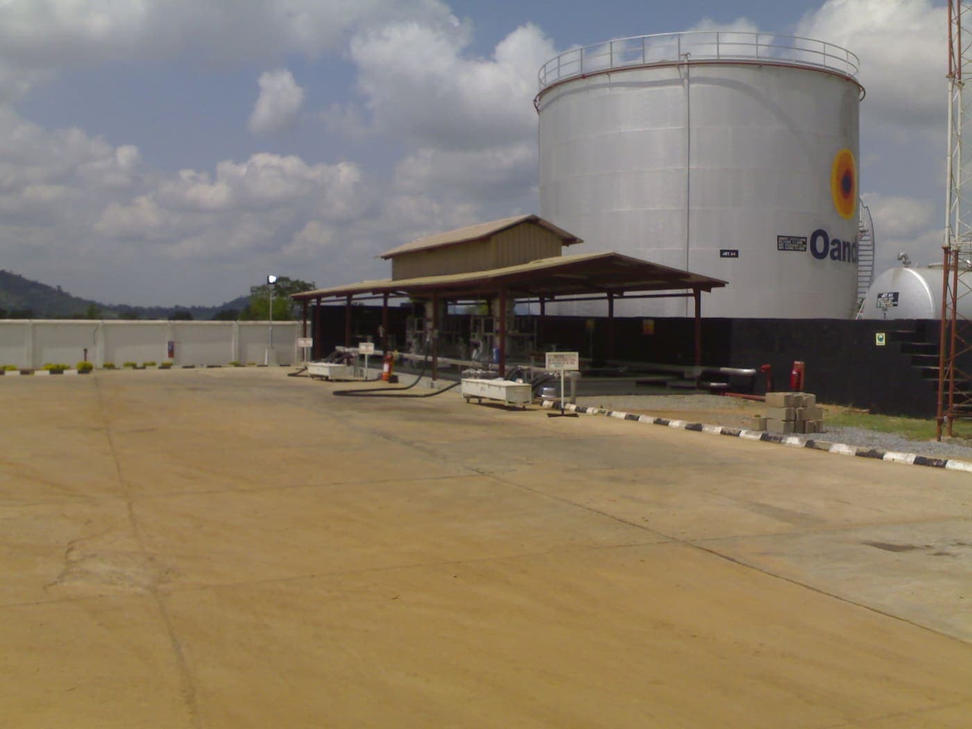 Fuel depot works at Abuja Airport, Nigeria