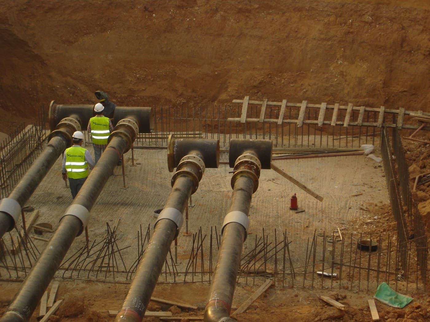 Hydrant pipeline installation at Cairo Airport Terminal 3